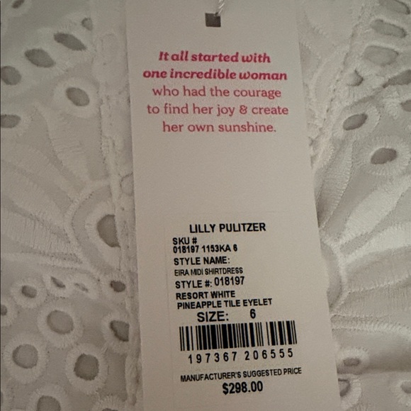 Lilly Pulitzer Eira Midi Shirt dress in Resort White - Picture 6 of 12